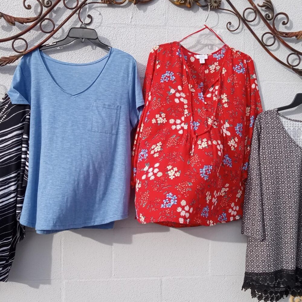 4 ladies XL blouses - Alia, Kenar